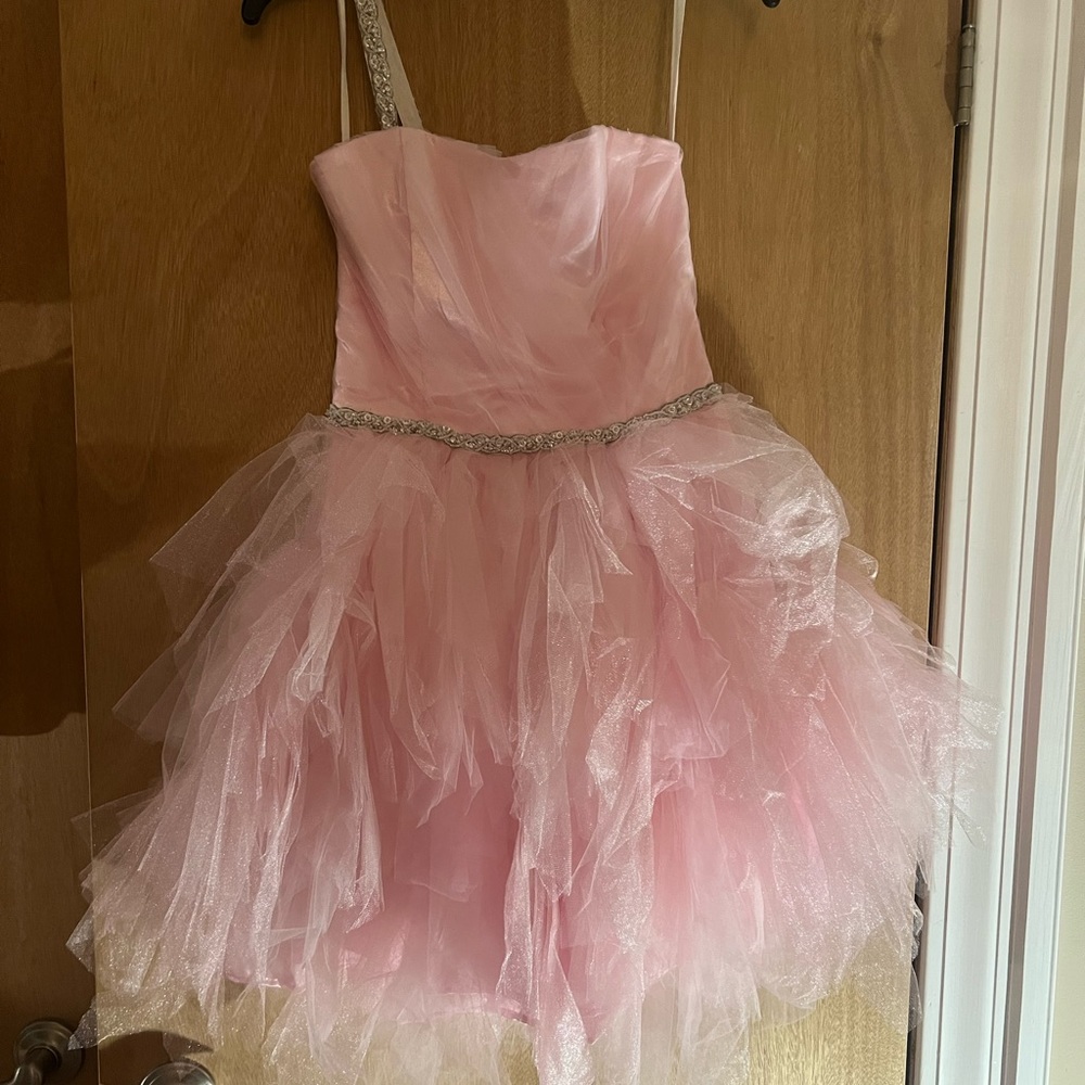 Cotton Candy Pink Fluffy Dress